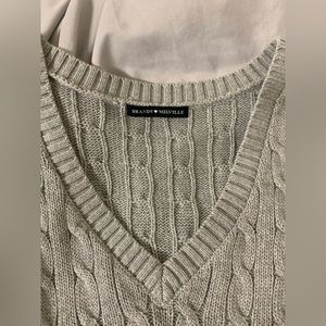 a grey brandy melville sweater!